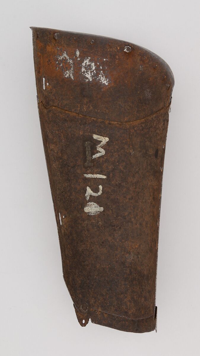 Defense for the Left Thigh (Cuisse), Steel, Italian