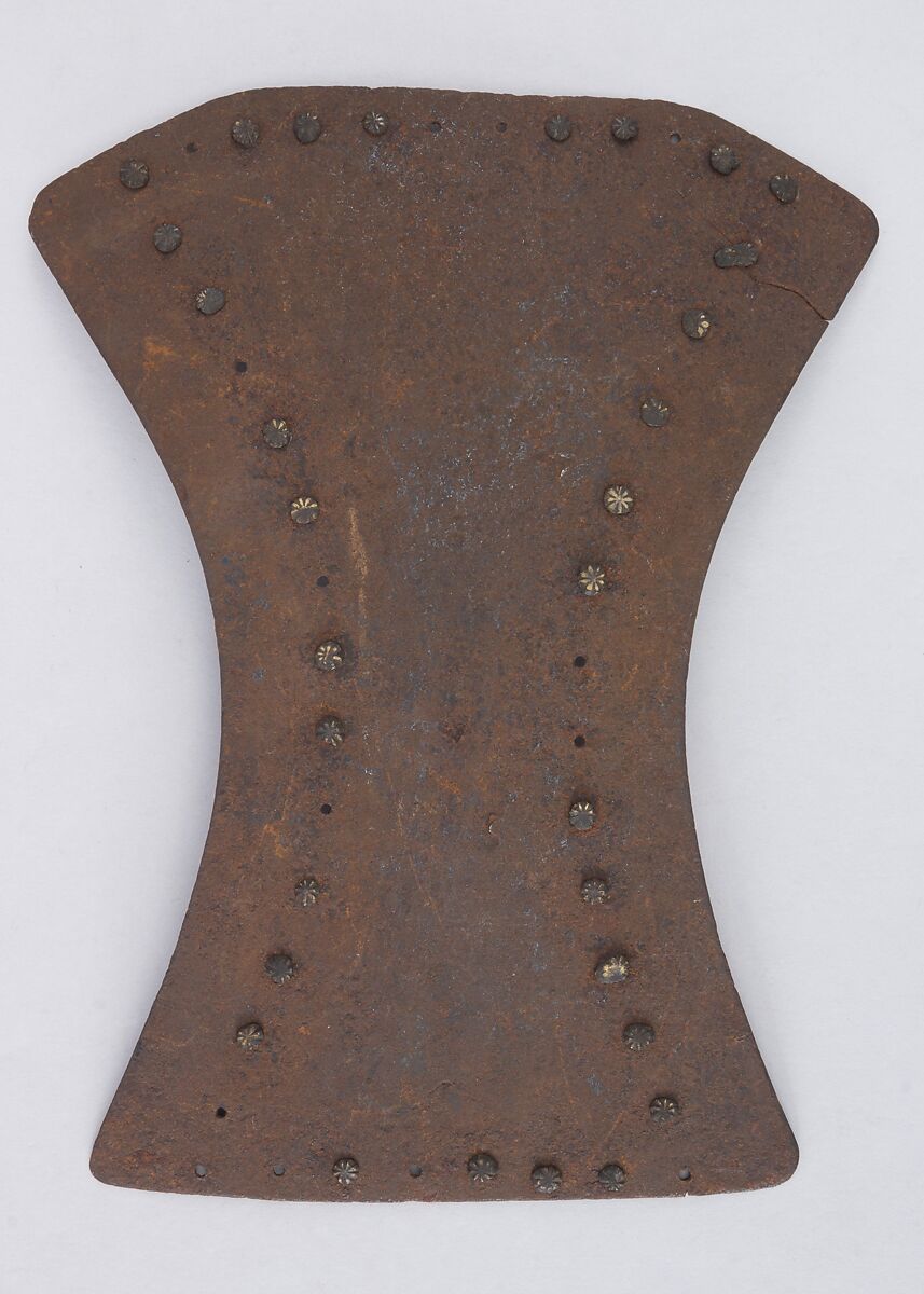 Brigandine Plate, Iron alloy, copper alloy, Italian 