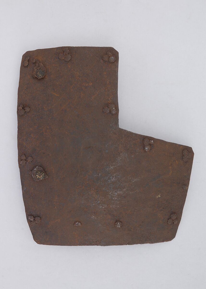 Brigandine Plate, Iron alloy, copper alloy, Italian 