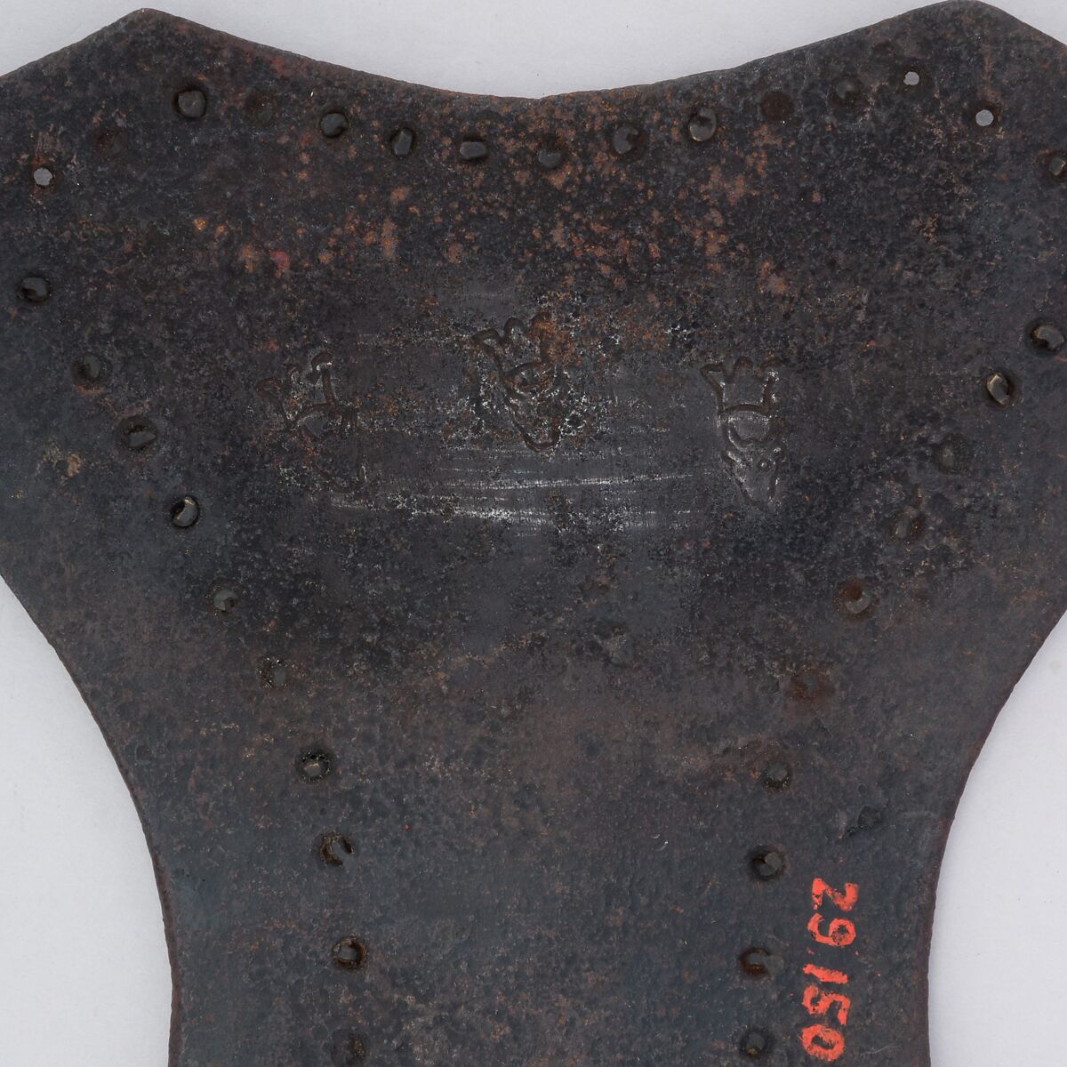 Brigandine Plate, Steel, copper alloy, Italian