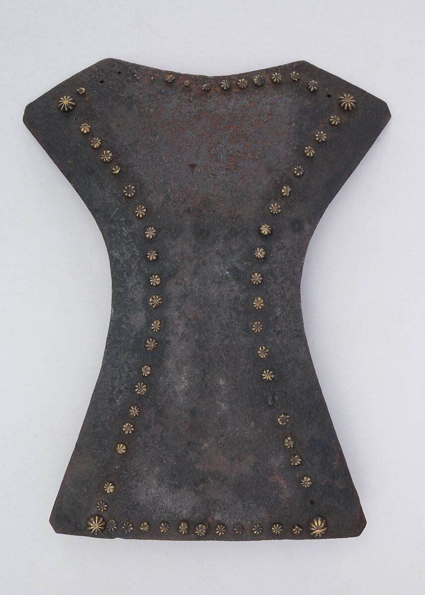 Brigandine Plate, Steel, copper alloy, Italian 