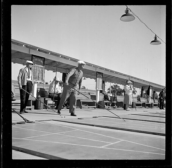 [125 Views of West Coast of Florida, Including: Women on Benches in Sarasota, Mangroves, Pelicans, Shuffleboard Players, Men on Street in Tampa, Sponge Diving Wharves at Tarpon Springs, Coastal Residences, Fishermen, and Miscellaneous Street Scenes], Walker Evans (American, St. Louis, Missouri 1903–1975 New Haven, Connecticut), Film negative