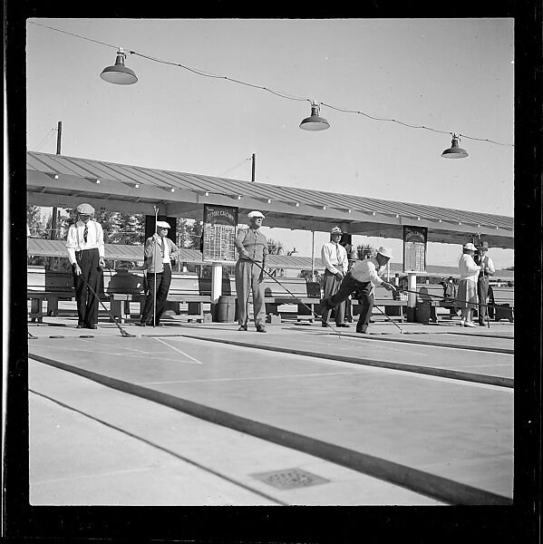 [125 Views of West Coast of Florida, Including: Women on Benches in Sarasota, Mangroves, Pelicans, Shuffleboard Players, Men on Street in Tampa, Sponge Diving Wharves at Tarpon Springs, Coastal Residences, Fishermen, and Miscellaneous Street Scenes], Walker Evans (American, St. Louis, Missouri 1903–1975 New Haven, Connecticut), Film negative