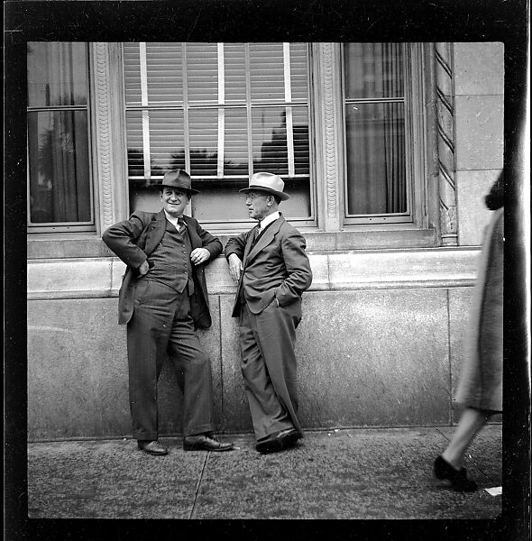 [125 Views of West Coast of Florida, Including: Women on Benches in Sarasota, Mangroves, Pelicans, Shuffleboard Players, Men on Street in Tampa, Sponge Diving Wharves at Tarpon Springs, Coastal Residences, Fishermen, and Miscellaneous Street Scenes], Walker Evans (American, St. Louis, Missouri 1903–1975 New Haven, Connecticut), Film negative