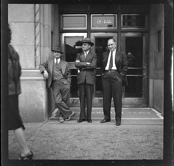 [125 Views of West Coast of Florida, Including: Women on Benches in Sarasota, Mangroves, Pelicans, Shuffleboard Players, Men on Street in Tampa, Sponge Diving Wharves at Tarpon Springs, Coastal Residences, Fishermen, and Miscellaneous Street Scenes], Walker Evans (American, St. Louis, Missouri 1903–1975 New Haven, Connecticut), Film negative