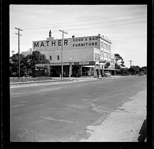 [125 Views of West Coast of Florida, Including: Women on Benches in Sarasota, Mangroves, Pelicans, Shuffleboard Players, Men on Street in Tampa, Sponge Diving Wharves at Tarpon Springs, Coastal Residences, Fishermen, and Miscellaneous Street Scenes], Walker Evans (American, St. Louis, Missouri 1903–1975 New Haven, Connecticut), Film negative