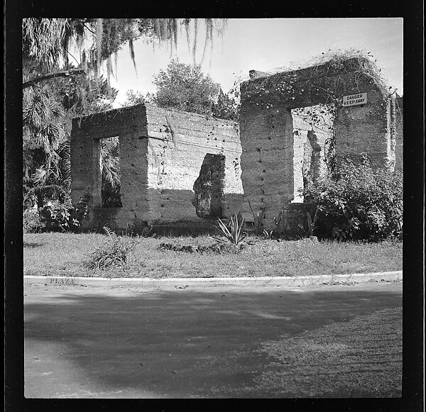 [125 Views of West Coast of Florida, Including: Women on Benches in Sarasota, Mangroves, Pelicans, Shuffleboard Players, Men on Street in Tampa, Sponge Diving Wharves at Tarpon Springs, Coastal Residences, Fishermen, and Miscellaneous Street Scenes], Walker Evans (American, St. Louis, Missouri 1903–1975 New Haven, Connecticut), Film negative