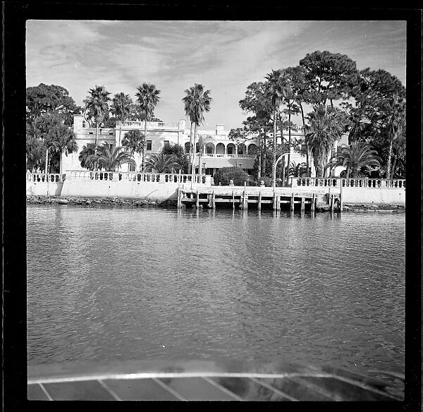 [125 Views of West Coast of Florida, Including: Women on Benches in Sarasota, Mangroves, Pelicans, Shuffleboard Players, Men on Street in Tampa, Sponge Diving Wharves at Tarpon Springs, Coastal Residences, Fishermen, and Miscellaneous Street Scenes], Walker Evans (American, St. Louis, Missouri 1903–1975 New Haven, Connecticut), Film negative