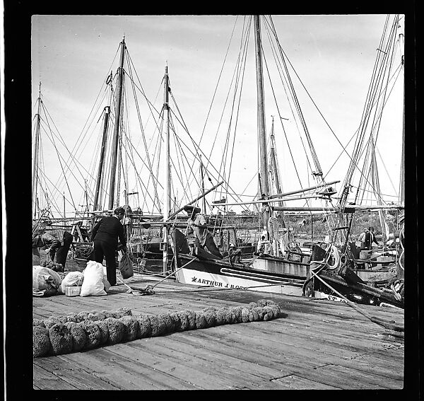 [125 Views of West Coast of Florida, Including: Women on Benches in Sarasota, Mangroves, Pelicans, Shuffleboard Players, Men on Street in Tampa, Sponge Diving Wharves at Tarpon Springs, Coastal Residences, Fishermen, and Miscellaneous Street Scenes], Walker Evans (American, St. Louis, Missouri 1903–1975 New Haven, Connecticut), Film negative