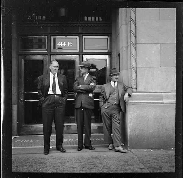 [125 Views of West Coast of Florida, Including: Women on Benches in Sarasota, Mangroves, Pelicans, Shuffleboard Players, Men on Street in Tampa, Sponge Diving Wharves at Tarpon Springs, Coastal Residences, Fishermen, and Miscellaneous Street Scenes], Walker Evans (American, St. Louis, Missouri 1903–1975 New Haven, Connecticut), Film negative