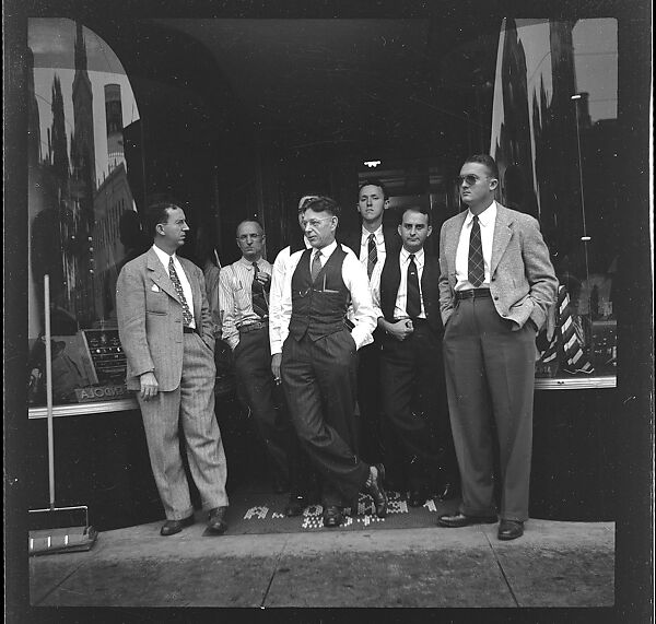 [125 Views of West Coast of Florida, Including: Women on Benches in Sarasota, Mangroves, Pelicans, Shuffleboard Players, Men on Street in Tampa, Sponge Diving Wharves at Tarpon Springs, Coastal Residences, Fishermen, and Miscellaneous Street Scenes], Walker Evans (American, St. Louis, Missouri 1903–1975 New Haven, Connecticut), Film negative