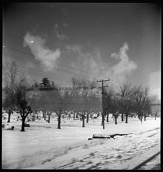 [231 Portraits of Trucking Company Executives and Views from Train, Commissioned by Fortune Magazine for "The Gentle Truckers" and "Along the Right of Way", Published May and September 1950], Walker Evans (American, St. Louis, Missouri 1903–1975 New Haven, Connecticut), Film negative