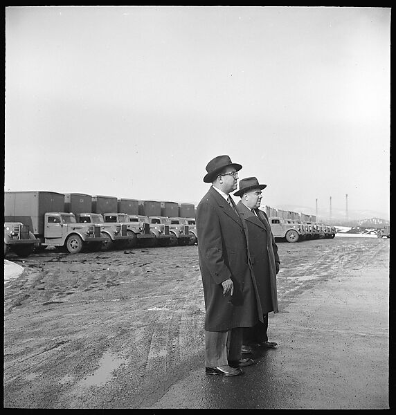 [231 Portraits of Trucking Company Executives and Views from Train, Commissioned by Fortune Magazine for "The Gentle Truckers" and "Along the Right of Way", Published May and September 1950], Walker Evans (American, St. Louis, Missouri 1903–1975 New Haven, Connecticut), Film negative