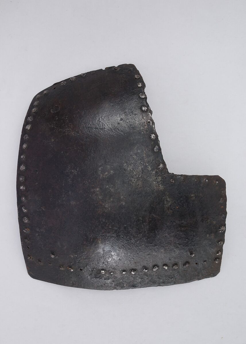 Right Half of Brigandine Breastplate, Iron alloy, Italian 