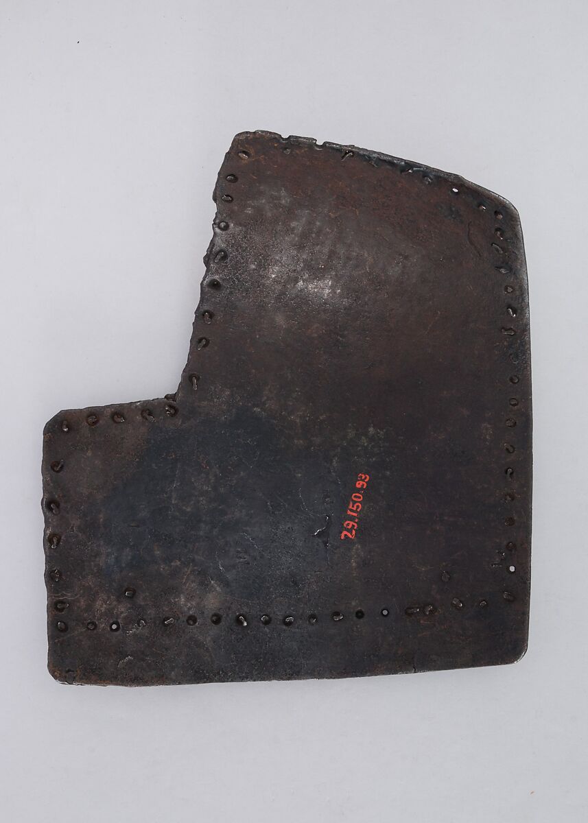 Right Half of Brigandine Breastplate, Iron alloy, Italian