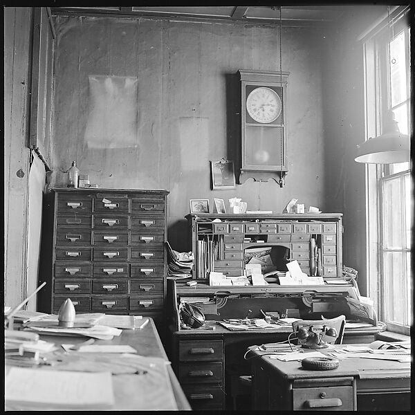 [Office Interiors, for the Series "Vintage Office Furniture", Fortune Magazine, August 1953], Walker Evans (American, St. Louis, Missouri 1903–1975 New Haven, Connecticut), Film negatives