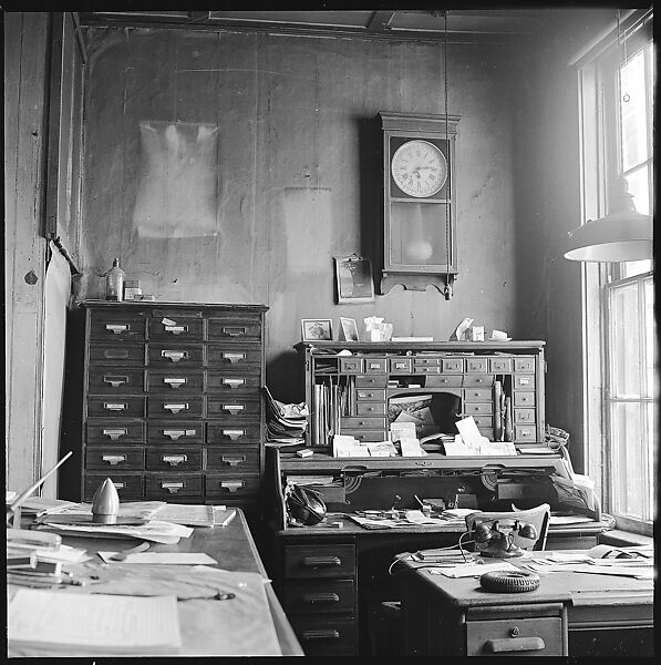 [Office Interiors, for the Series "Vintage Office Furniture", Fortune Magazine, August 1953], Walker Evans (American, St. Louis, Missouri 1903–1975 New Haven, Connecticut), Film negatives