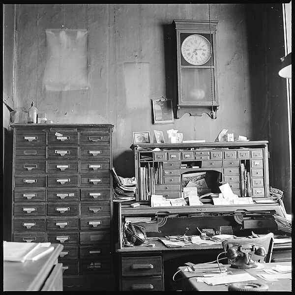 [Office Interiors, for the Series "Vintage Office Furniture", Fortune Magazine, August 1953], Walker Evans (American, St. Louis, Missouri 1903–1975 New Haven, Connecticut), Film negatives