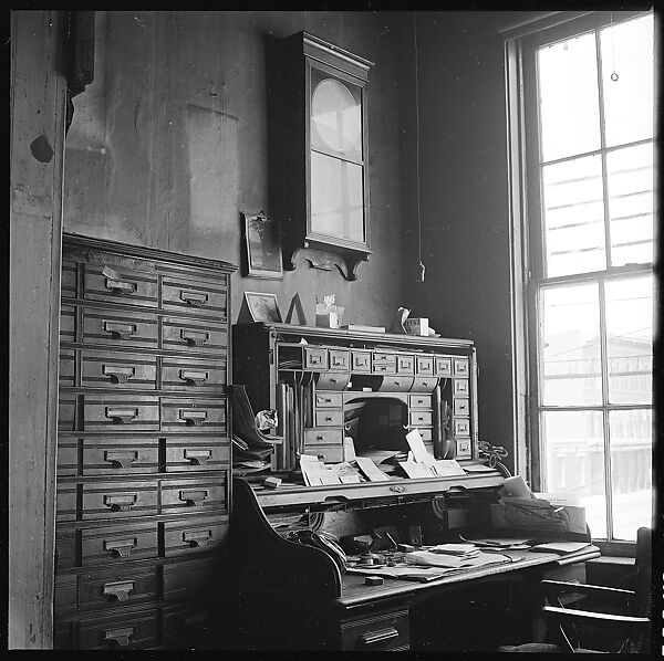 [Office Interiors, for the Series "Vintage Office Furniture", Fortune Magazine, August 1953], Walker Evans (American, St. Louis, Missouri 1903–1975 New Haven, Connecticut), Film negatives