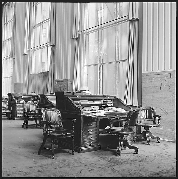 [Office Interiors, for the Series "Vintage Office Furniture", Fortune Magazine, August 1953], Walker Evans (American, St. Louis, Missouri 1903–1975 New Haven, Connecticut), Film negatives