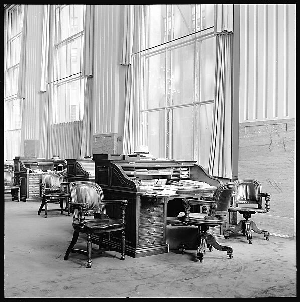 [Office Interiors, for the Series "Vintage Office Furniture", Fortune Magazine, August 1953], Walker Evans (American, St. Louis, Missouri 1903–1975 New Haven, Connecticut), Film negatives