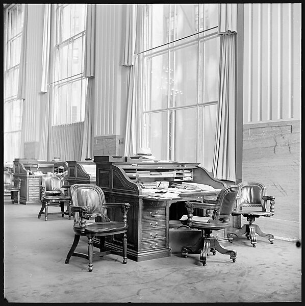 [Office Interiors, for the Series "Vintage Office Furniture", Fortune Magazine, August 1953], Walker Evans (American, St. Louis, Missouri 1903–1975 New Haven, Connecticut), Film negatives