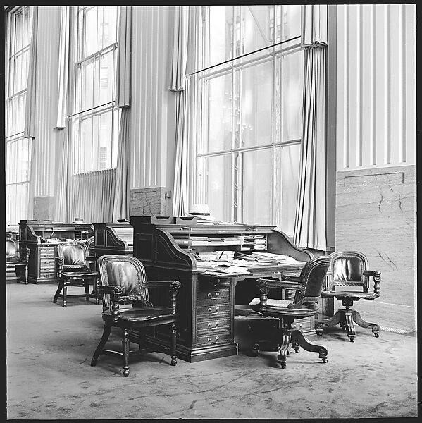 [Office Interiors, for the Series "Vintage Office Furniture", Fortune Magazine, August 1953], Walker Evans (American, St. Louis, Missouri 1903–1975 New Haven, Connecticut), Film negatives