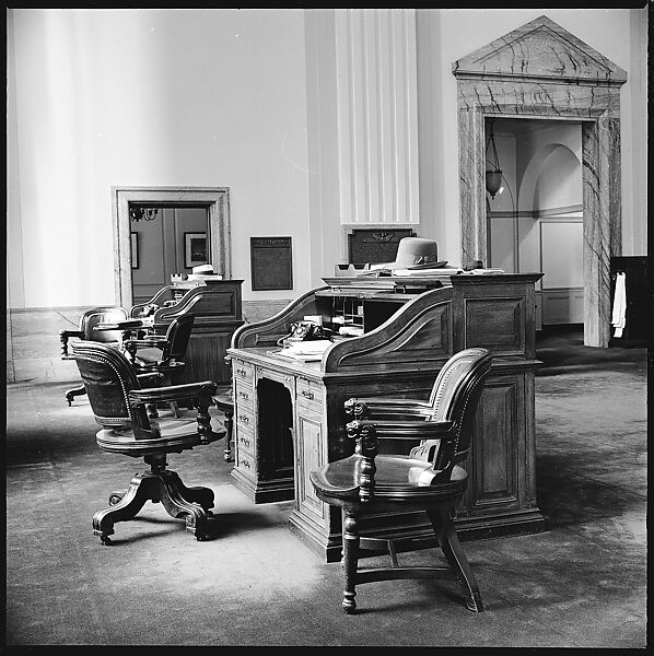 [Office Interiors, for the Series "Vintage Office Furniture", Fortune Magazine, August 1953], Walker Evans (American, St. Louis, Missouri 1903–1975 New Haven, Connecticut), Film negatives