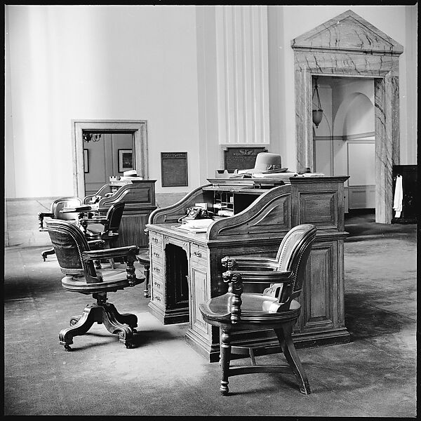[Office Interiors, for the Series "Vintage Office Furniture", Fortune Magazine, August 1953], Walker Evans (American, St. Louis, Missouri 1903–1975 New Haven, Connecticut), Film negatives