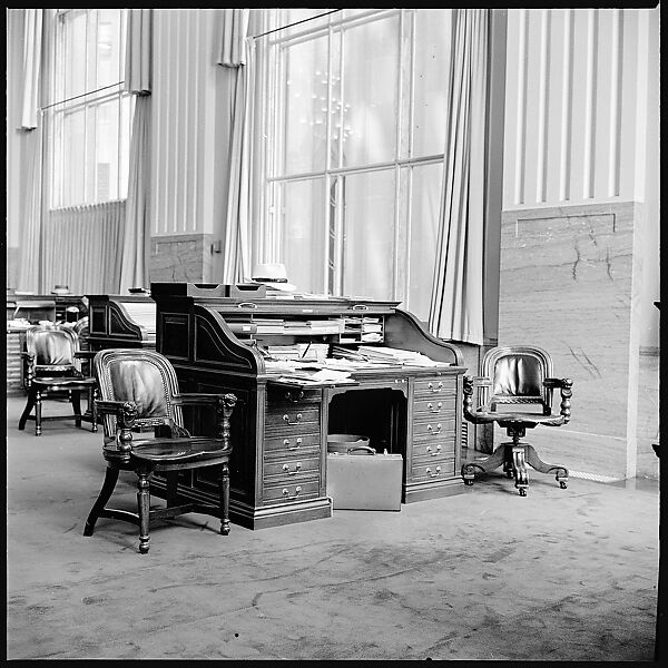 [Office Interiors, for the Series "Vintage Office Furniture", Fortune Magazine, August 1953], Walker Evans (American, St. Louis, Missouri 1903–1975 New Haven, Connecticut), Film negatives