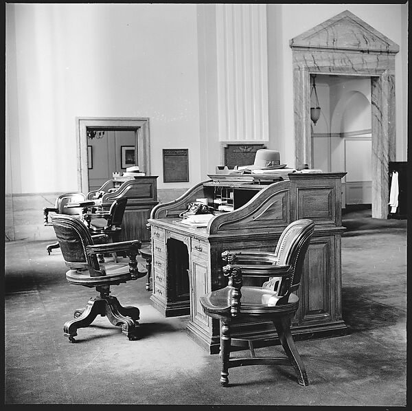 [Office Interiors, for the Series "Vintage Office Furniture", Fortune Magazine, August 1953], Walker Evans (American, St. Louis, Missouri 1903–1975 New Haven, Connecticut), Film negatives