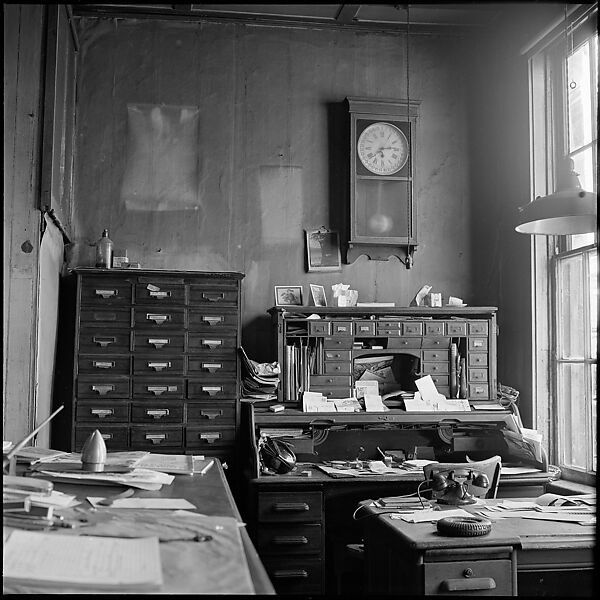 [Office Interiors, for the Series "Vintage Office Furniture", Fortune Magazine, August 1953], Walker Evans (American, St. Louis, Missouri 1903–1975 New Haven, Connecticut), Film negatives