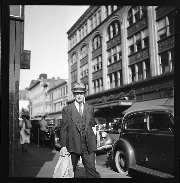 [80 Views of Bridgeport, Connecticut, Including: Pedestrians, Shoppers, Storefronts, and Remington Munitions Factory Workers, Commissioned by Fortune Magazine for "In Bridgeport's War Factories", Published September 1941], Walker Evans (American, St. Louis, Missouri 1903–1975 New Haven, Connecticut), Film negative 