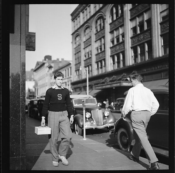 [80 Views of Bridgeport, Connecticut, Including: Pedestrians, Shoppers, Storefronts, and Remington Munitions Factory Workers, Commissioned by Fortune Magazine for "In Bridgeport's War Factories", Published September 1941], Walker Evans (American, St. Louis, Missouri 1903–1975 New Haven, Connecticut), Film negative
