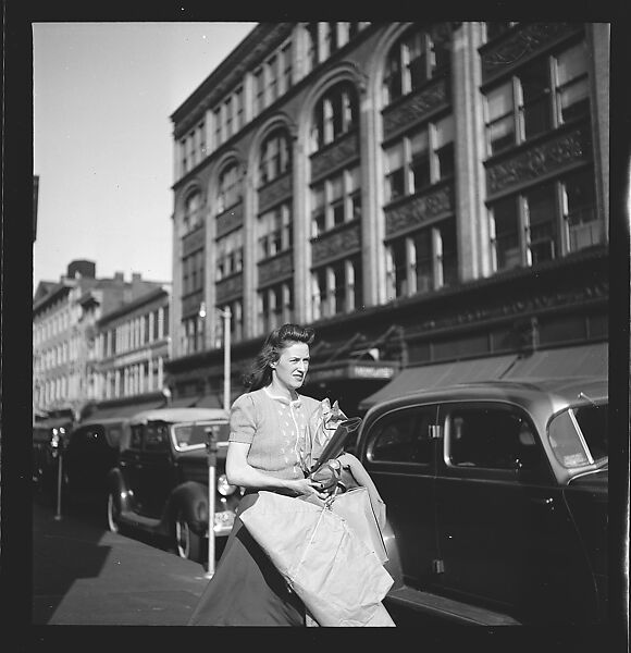 [80 Views of Bridgeport, Connecticut, Including: Pedestrians, Shoppers, Storefronts, and Remington Munitions Factory Workers, Commissioned by Fortune Magazine for "In Bridgeport's War Factories", Published September 1941], Walker Evans (American, St. Louis, Missouri 1903–1975 New Haven, Connecticut), Film negative