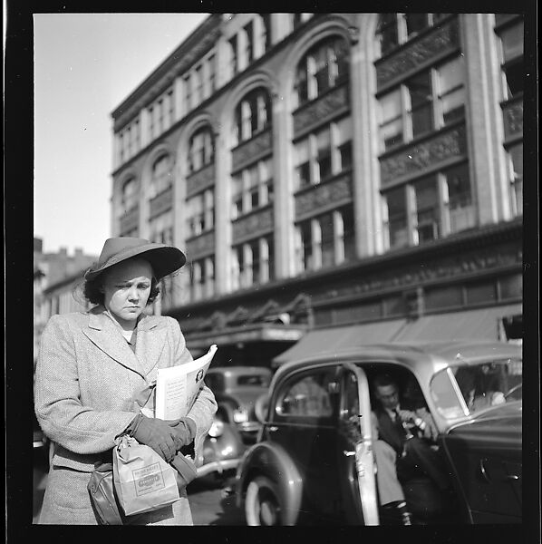 [80 Views of Bridgeport, Connecticut, Including: Pedestrians, Shoppers, Storefronts, and Remington Munitions Factory Workers, Commissioned by Fortune Magazine for "In Bridgeport's War Factories", Published September 1941], Walker Evans (American, St. Louis, Missouri 1903–1975 New Haven, Connecticut), Film negative