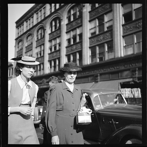 [80 Views of Bridgeport, Connecticut, Including: Pedestrians, Shoppers, Storefronts, and Remington Munitions Factory Workers, Commissioned by Fortune Magazine for "In Bridgeport's War Factories", Published September 1941], Walker Evans (American, St. Louis, Missouri 1903–1975 New Haven, Connecticut), Film negative