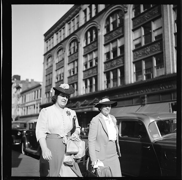[80 Views of Bridgeport, Connecticut, Including: Pedestrians, Shoppers, Storefronts, and Remington Munitions Factory Workers, Commissioned by Fortune Magazine for "In Bridgeport's War Factories", Published September 1941], Walker Evans (American, St. Louis, Missouri 1903–1975 New Haven, Connecticut), Film negative