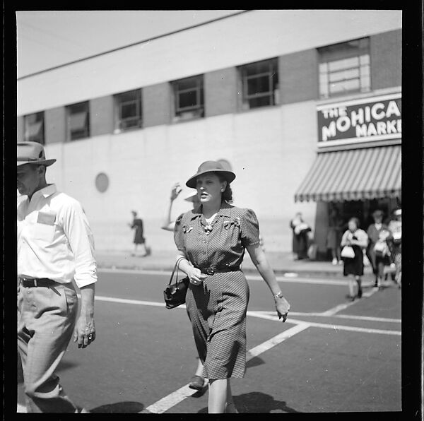 [80 Views of Bridgeport, Connecticut, Including: Pedestrians, Shoppers, Storefronts, and Remington Munitions Factory Workers, Commissioned by Fortune Magazine for "In Bridgeport's War Factories", Published September 1941], Walker Evans (American, St. Louis, Missouri 1903–1975 New Haven, Connecticut), Film negative