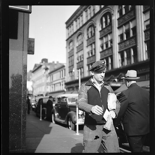 [80 Views of Bridgeport, Connecticut, Including: Pedestrians, Shoppers, Storefronts, and Remington Munitions Factory Workers, Commissioned by Fortune Magazine for "In Bridgeport's War Factories", Published September 1941], Walker Evans (American, St. Louis, Missouri 1903–1975 New Haven, Connecticut), Film negative