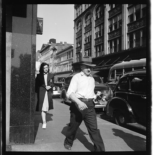 [80 Views of Bridgeport, Connecticut, Including: Pedestrians, Shoppers, Storefronts, and Remington Munitions Factory Workers, Commissioned by Fortune Magazine for "In Bridgeport's War Factories", Published September 1941], Walker Evans (American, St. Louis, Missouri 1903–1975 New Haven, Connecticut), Film negative