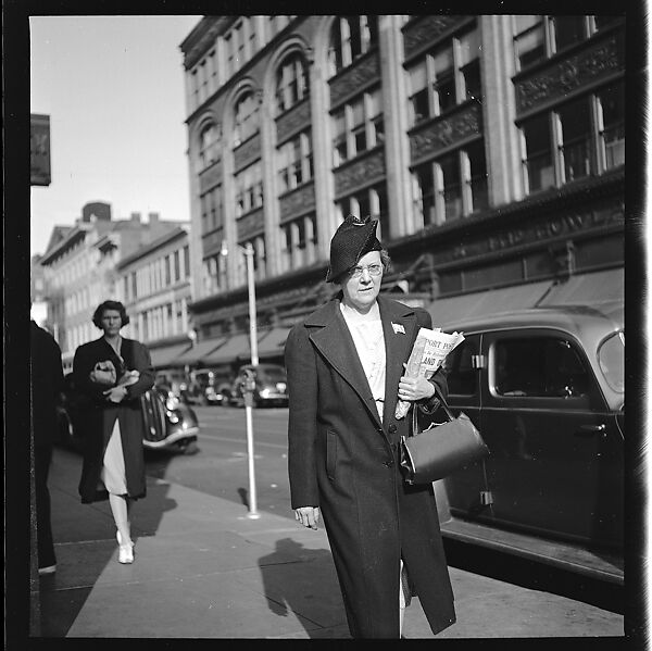 [80 Views of Bridgeport, Connecticut, Including: Pedestrians, Shoppers, Storefronts, and Remington Munitions Factory Workers, Commissioned by Fortune Magazine for "In Bridgeport's War Factories", Published September 1941], Walker Evans (American, St. Louis, Missouri 1903–1975 New Haven, Connecticut), Film negative