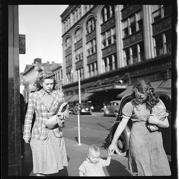 [80 Views of Bridgeport, Connecticut, Including: Pedestrians, Shoppers, Storefronts, and Remington Munitions Factory Workers, Commissioned by Fortune Magazine for "In Bridgeport's War Factories", Published September 1941], Walker Evans (American, St. Louis, Missouri 1903–1975 New Haven, Connecticut), Film negative