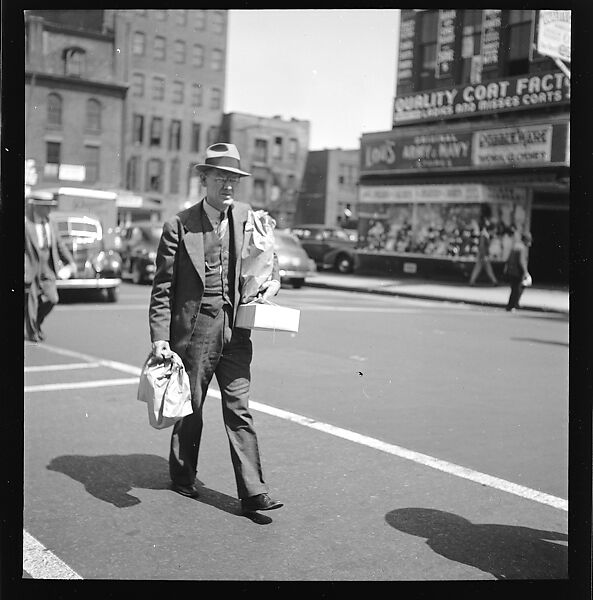 [80 Views of Bridgeport, Connecticut, Including: Pedestrians, Shoppers, Storefronts, and Remington Munitions Factory Workers, Commissioned by Fortune Magazine for "In Bridgeport's War Factories", Published September 1941], Walker Evans (American, St. Louis, Missouri 1903–1975 New Haven, Connecticut), Film negative