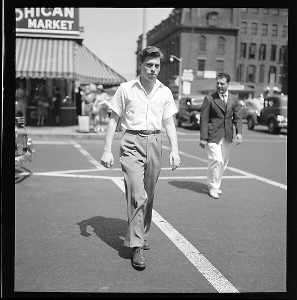 [80 Views of Bridgeport, Connecticut, Including: Pedestrians, Shoppers, Storefronts, and Remington Munitions Factory Workers, Commissioned by Fortune Magazine for "In Bridgeport's War Factories", Published September 1941], Walker Evans (American, St. Louis, Missouri 1903–1975 New Haven, Connecticut), Film negative