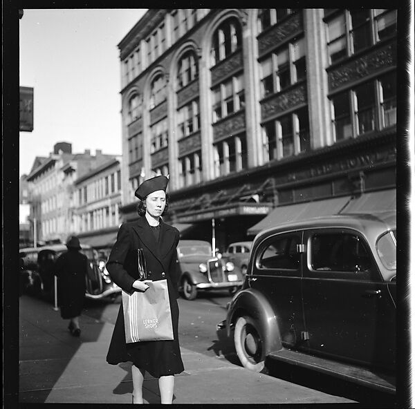 [80 Views of Bridgeport, Connecticut, Including: Pedestrians, Shoppers, Storefronts, and Remington Munitions Factory Workers, Commissioned by Fortune Magazine for "In Bridgeport's War Factories", Published September 1941], Walker Evans (American, St. Louis, Missouri 1903–1975 New Haven, Connecticut), Film negative