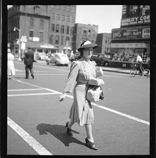 [80 Views of Bridgeport, Connecticut, Including: Pedestrians, Shoppers, Storefronts, and Remington Munitions Factory Workers, Commissioned by Fortune Magazine for "In Bridgeport's War Factories", Published September 1941], Walker Evans (American, St. Louis, Missouri 1903–1975 New Haven, Connecticut), Film negative