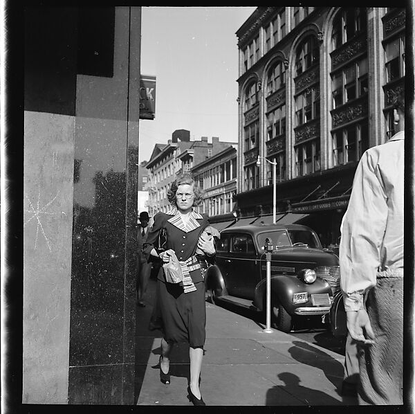[80 Views of Bridgeport, Connecticut, Including: Pedestrians, Shoppers, Storefronts, and Remington Munitions Factory Workers, Commissioned by Fortune Magazine for "In Bridgeport's War Factories", Published September 1941], Walker Evans (American, St. Louis, Missouri 1903–1975 New Haven, Connecticut), Film negative