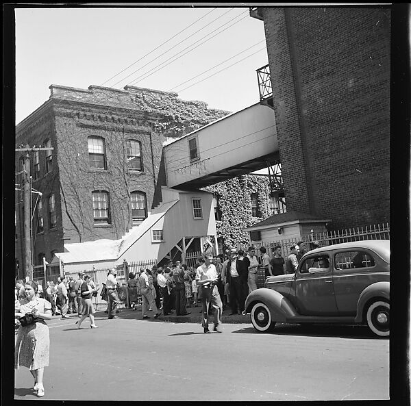 [80 Views of Bridgeport, Connecticut, Including: Pedestrians, Shoppers, Storefronts, and Remington Munitions Factory Workers, Commissioned by Fortune Magazine for "In Bridgeport's War Factories", Published September 1941], Walker Evans (American, St. Louis, Missouri 1903–1975 New Haven, Connecticut), Film negative