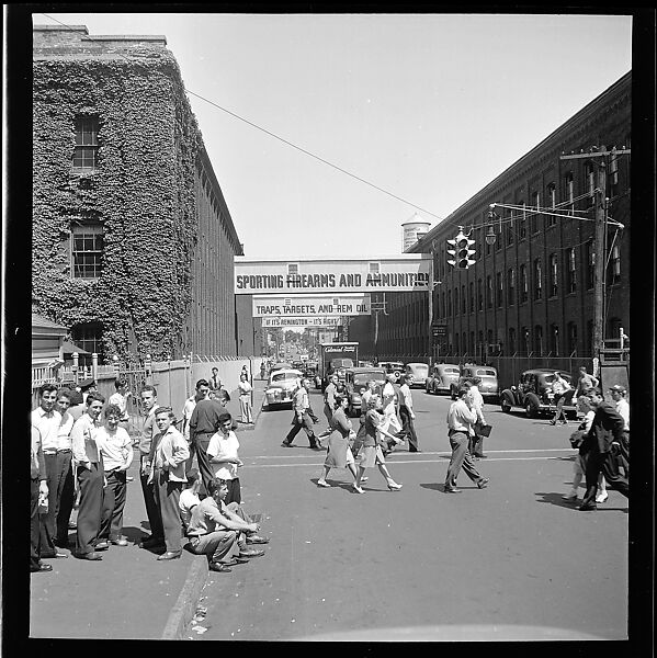 [80 Views of Bridgeport, Connecticut, Including: Pedestrians, Shoppers, Storefronts, and Remington Munitions Factory Workers, Commissioned by Fortune Magazine for "In Bridgeport's War Factories", Published September 1941], Walker Evans (American, St. Louis, Missouri 1903–1975 New Haven, Connecticut), Film negative